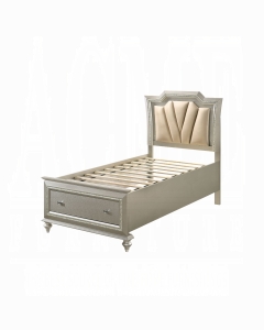 Kaitlyn Twin Bed W/Led & Storage