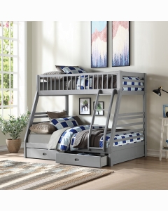 Jason Twin/Full Bunk Bed W/Storage
