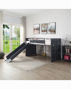 Cargo Twin Loft Bed W/Slide