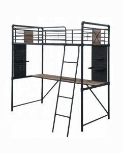 Cordelia Twin Loft Bed W/Desk