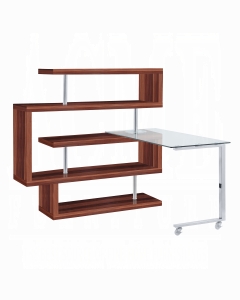Buck II Writing Desk W/Bookshelf