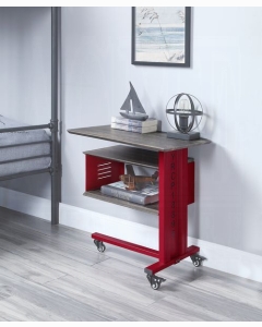 Cargo Accent Table W/Wall Shelf