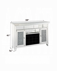 Noralie Wine Cabinet W/Led