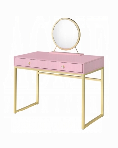 Coleen Vanity Desk W/Mirror & Jewelry Tray