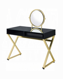Coleen Vanity Desk W/Mirror & Jewelry Tray