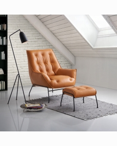 Zusa Accent Chair & Ottoman