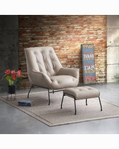 Zusa Accent Chair & Ottoman