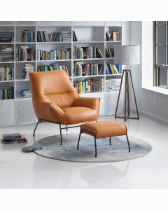 Jabel Accent Chair & Ottoman