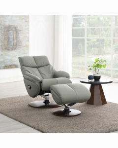 Kandoro MOTION ACCENT CHAIR W/SWIVEL & OTTOMAN