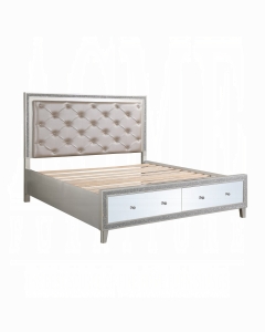 Sliverfluff CK Bed W/Led & Storages