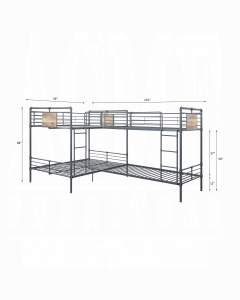 Cordelia Double Twin & Double Full Bunk Bed
