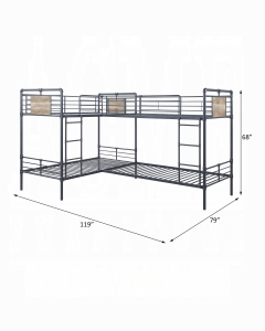 Cordelia Quadruple Twin Bunk Bed