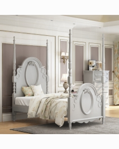 Flora Twin Bed W/Poster