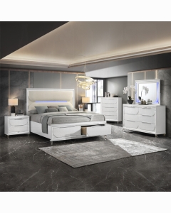 Tarian EK Bed W/LED & Storage