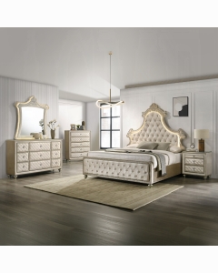Lucienne Queen Bed W/LED