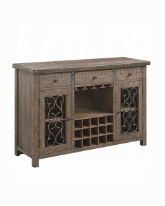 Raphaela Server W/Cup Holder & Wine Rack