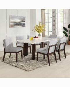 Edwyn Dining Table w/Marble Top