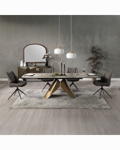 Malika Side Chair w/Swivel (Set-2)