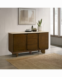 Kasha Server w/Natural Marble Top