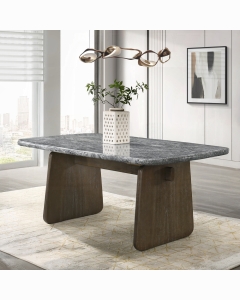 Dillon Dining Table w/Natural Marble Top