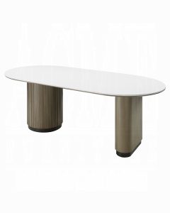 Clayten Dining Table w/Engineered Top
