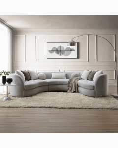 Ivria Sectional Sofa W/9 Pillows