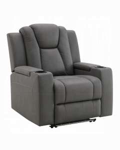Leuco Power Motion Recliner w/Cup Holder, Control, LED & Power Headrest