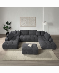 Chosen Sectional Sofa w/6 Pillows