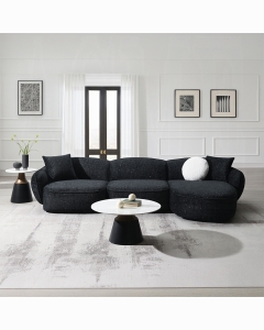 Lucifer Sectional Sofa w/3 Pillows