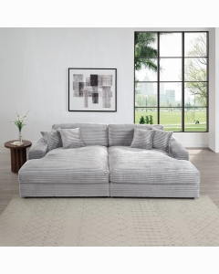 Hilde Sectional Sofa w/4 Pillows