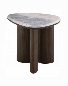 Hanale End Table w/Natural Marble